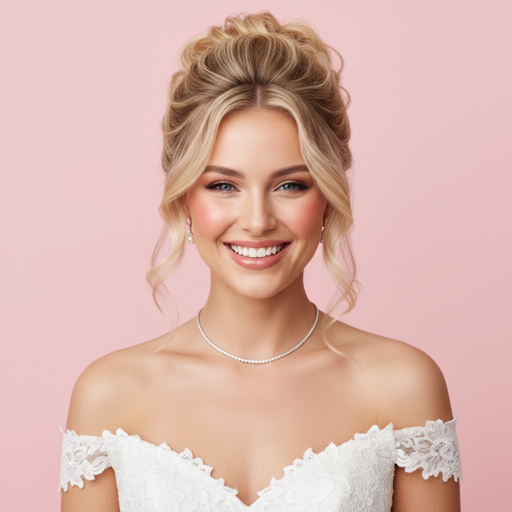 Bridal Updo With Curls Ideas
